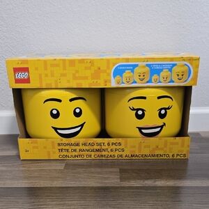 Lego Storage Head Set 6 Pieces